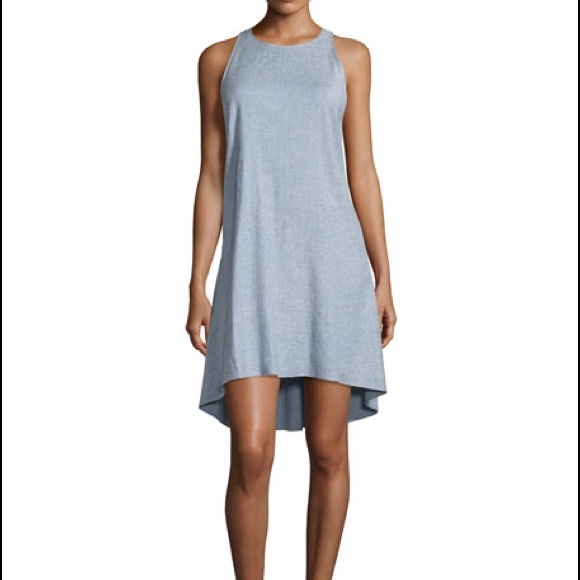 Theory Adlerdale SL Linen blend Tierra Wash Dress - Picture 2 of 11